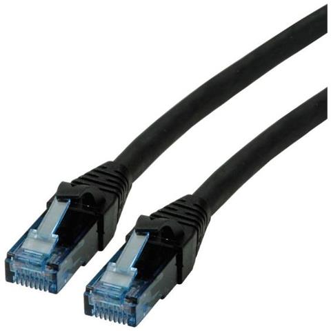 Cat6a 1m 1m Cat6a U / UTP (UTP) Nero cavo di rete - Foto 1