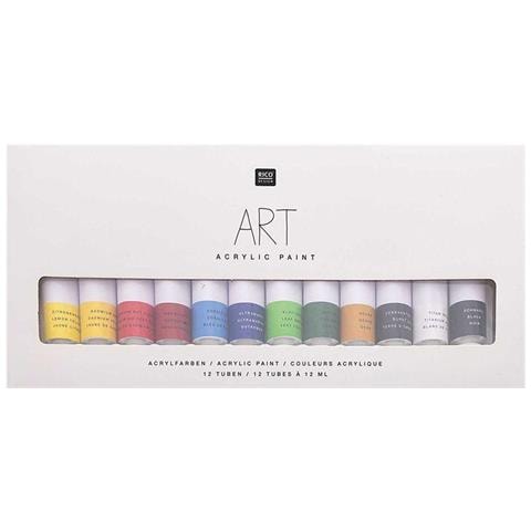 Set Di Vernice Acrilica - 12 X 12 Ml - Foto 1