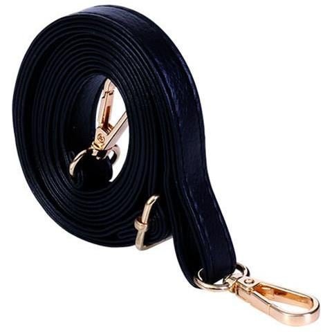 Tracolla Per Borsetta In Pelle Pu Nera - Foto 1