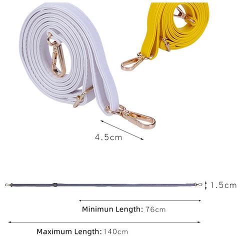 Tracolla Per Borsetta In Pelle Pu Nera - Foto 6