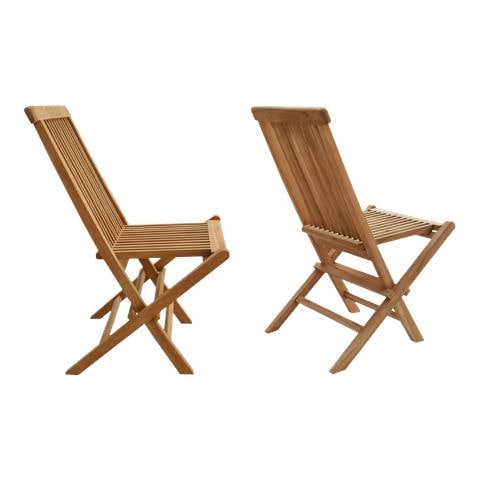 Set Di 6 Sedie Da Giardino In Teak Lombok - Foto 12