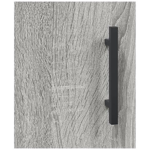 Scrivania Grigio Sonoma 140x50x75 Cm In Legno Multistrato - Foto 2