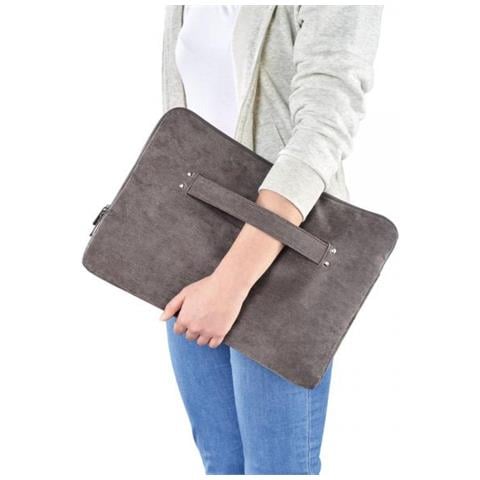 Cali Borsa Per Notebook 35,8 Cm (14.1"") Custodia A Tasca Grigio - Foto 2