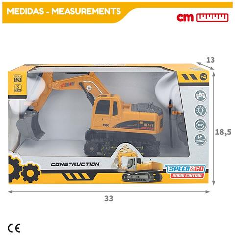 Scavatrice Radiocomandata Speed & Go 1:24 4 Unità - Foto 2