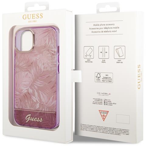 Cover Per Iphone 14 Tpu Jungle, Rosa - Foto 3