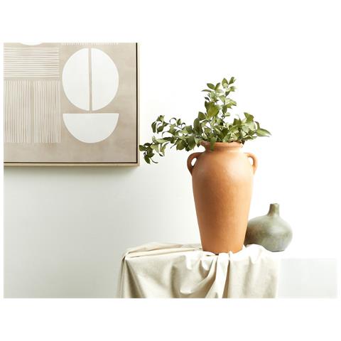 Vaso Decorativo Dabong Ceramica 42 Cm Arancione - Foto 1
