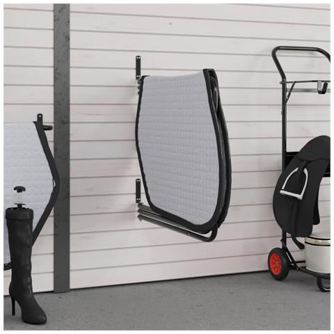 Porta Sottosella A 3 Bracci Nero In Ferro - Foto 3