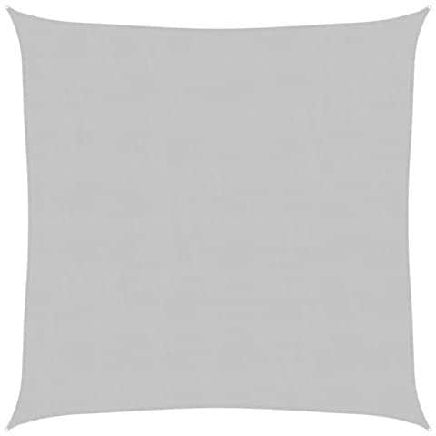 Vela Parasole Grigio Chiaro 3,6x3,6 M 100% Poliestere Oxford - Foto 2