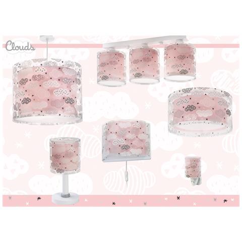 Plafoniera Per Bambini Clouds Nuvole Rosa - Foto 4