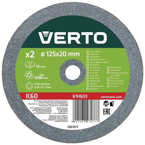 Dischi Abrasivi 125 X 20/16/12,7 X 16 Mm, 2 Pz. - Foto 1