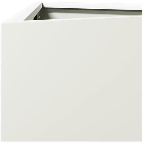 Fioriere 2 Pz Bianche Triangolari 30x26x75 Cm In Acciaio - Foto 10