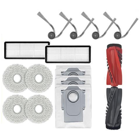 Roborock Q Revo Curv Pacchetto Accessori: 1 Spazzola Principale, 4 Panni Per Mocio, 2 Filtri, 3 Sacchetti Per La Polvere, 4 Spazzole Laterali - Set Completo Per Una Pulizia Efficiente - Foto 1