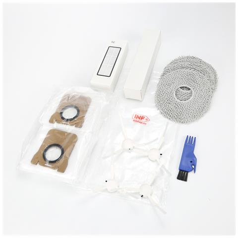 Roborock Q Revo Curv Pacchetto Accessori: 1 Spazzola Principale, 4 Panni Per Mocio, 2 Filtri, 3 Sacchetti Per La Polvere, 4 Spazzole Laterali - Set Completo Per Una Pulizia Efficiente - Foto 6