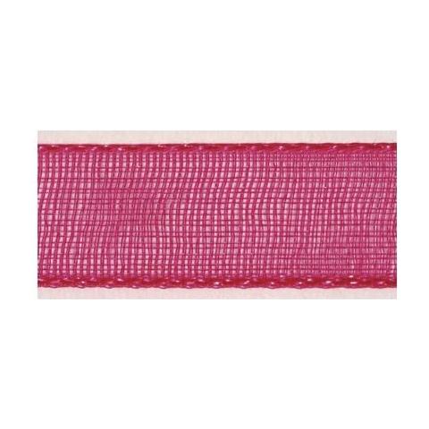 Rayher - Nastro Di Organza Pink 7mm - 10 Mt - Foto 1