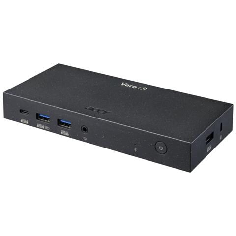 Vero MST Dock M33 100W PD - Black EU (Retail pack) Cablato USB 3.2 Gen 2 (3.1 Gen 2) Type-C Nero - Foto 1