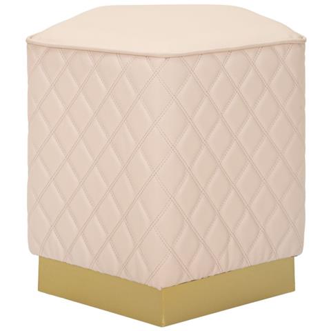 Pouf Mf353 - Rosa - Legno - 38x38x38 Cm - Foto 1