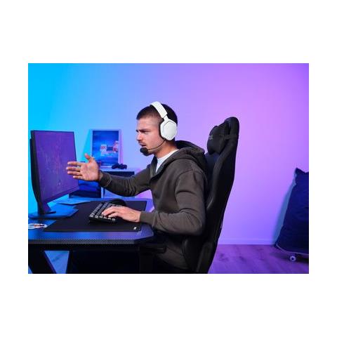 GXT 493W Carus Auricolare Con cavo e senza cavo A Padiglione, Casco Gaming USB Type-C / USB Type-A Bluetooth Bianco - Foto 13