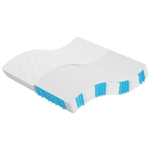 Materasso a Molle Insacchettate Medio Rigido 200x200 cm - Foto 1