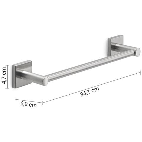 Portasalviette 30 Cm Da Muro In Acciaio Inox Aisi 304 E Cromall Fj21-30 Serie Fuji Satinato - Foto 2