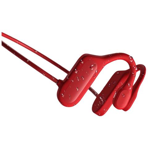 Cuffie A Conduzione Ossea Bluetooth 5.2 Malibu, Rosso - Foto 2