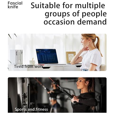 Coltello Elettrico Per Fascia: Massaggio A Vibrazione Riscaldante A Microcorrente Per Rilassamento Muscolare E Sollievo Dal Dolore - Foto 7