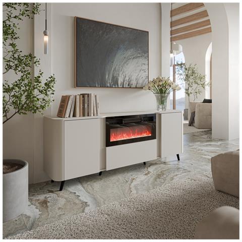 Volare cassettiera 200 x 39 x 75 cm cashmere + camino - Foto 2