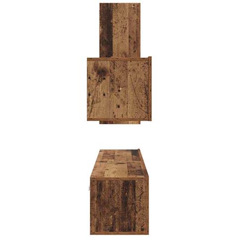 Set mobile TV 4 pcs Legno vecchio 30.5 x 30 x 90 cm - Foto 9