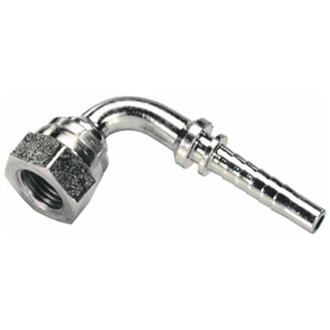 Raccordo Femmina 90° A Pressare Filetto 1/4” Tubo 1/4” Confezione Da 20 Pezzi - Foto 1