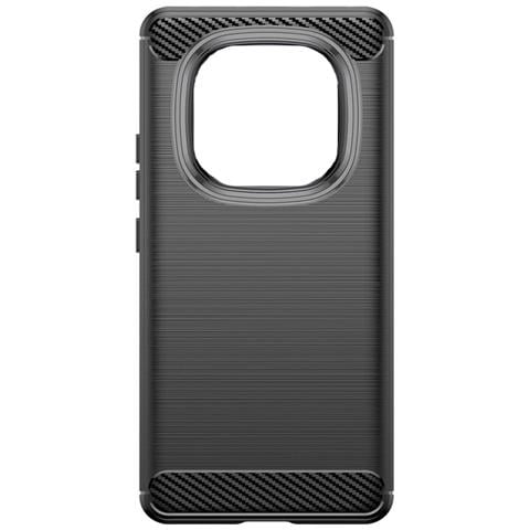 Custodia B-case Tpu Silicone Cover Case Per Xiaomi Redmi Note 14 Pro 5g - Pro+ 5g Carbon Metal Black - Foto 2