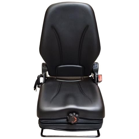 Sedile In Ecopelle Nero Con Molleggio Meccanico - Foto 1