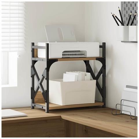 Supporto per Stampante Rovere artigianale 40 x 20 x 40 cm - Foto 2