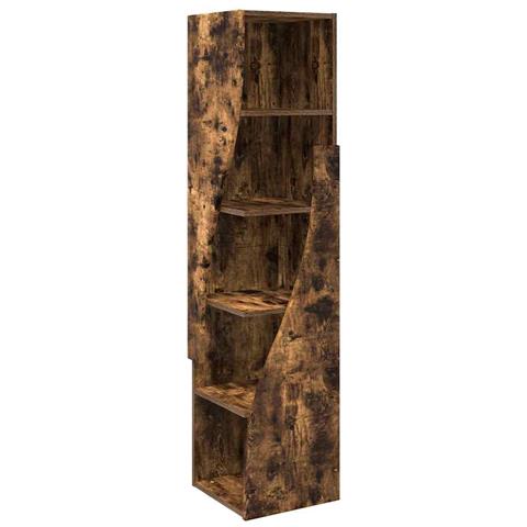 Mobile angolare Bianco 32x32x140cm Legno multistrato - Foto 1
