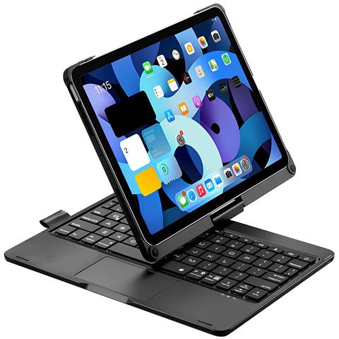 Custodia 2 In 1 Per Ipad Air 4 10,9“ E Ipad Pro 11” Con Tastiera Bluetooth, Nero - Foto 2