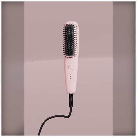 Mini Spazzola Lisciante Portatile - Ionica, Per Capelli Asciutti E Bagnati Pink - Foto 2