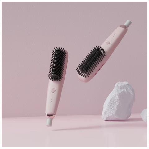 Mini Spazzola Lisciante Portatile - Ionica, Per Capelli Asciutti E Bagnati Pink - Foto 7
