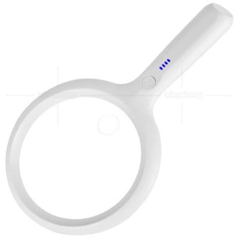 Lente D'ingrandimento Portatile 28x/56x Con 24 Luci Led - Lente D'ingrandimento Illuminata Per Lettura White - Foto 5