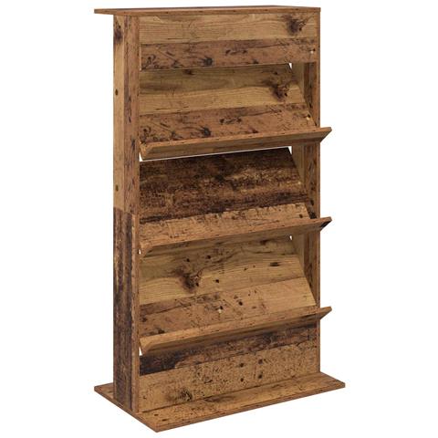 Scaffale per riviste Legno vecchio 70 x 41 x 126 cm - Foto 1