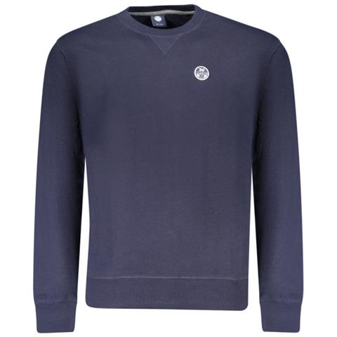 FELPA BLU CON ZIP PER UOMO - Colore: Blu, Taglia: 2XL - Foto 1