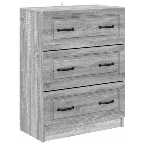 Mobile con Cassetti Grigio Sonoma 66 x 34,5 x 87 cm - Foto 1