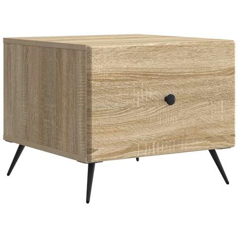 Tavolino da salotto con cassetto Rovere Sonoma 49 x 50 x 40 cm - Foto 1