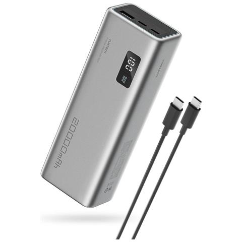 Batteria Esterna Grigia 20000mah 150w Cuktech - Foto 2