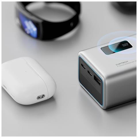 Batteria Esterna Grigia 20000mah 150w Cuktech - Foto 7