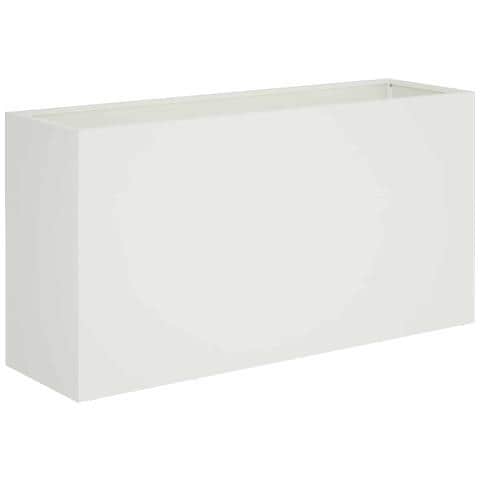 Vaso da giardino Bianco 100 x 30 x 40 cm - Foto 1
