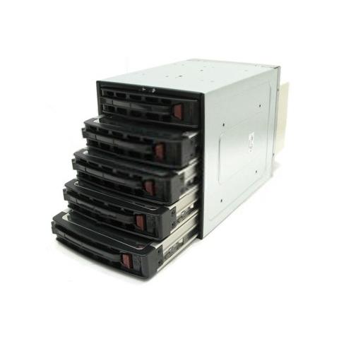 CSE-M35TQ SATA Mobile Rack, Black, Nero, 3,7 kg, 146 x 244 x 129 mm, 5x 3.5", 3x 5.25" - Foto 1