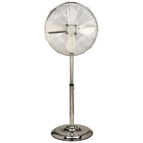 Ventilatore a Piantana Diametro 40 cm Colore Cromo - Foto 3