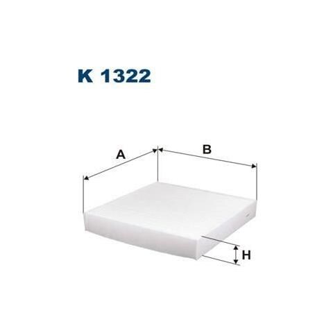 Filtro Abitacolo K1322 - Foto 1