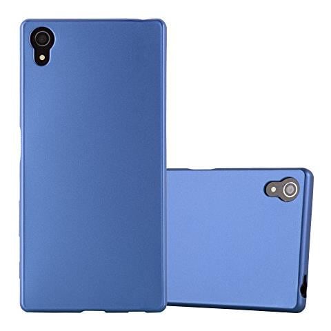 Custodia Compatibile Con Sony Xperia Z5 In Blu Metallico - Coperchio Protettivo In Silicone Tpu Flessibile - Foto 1