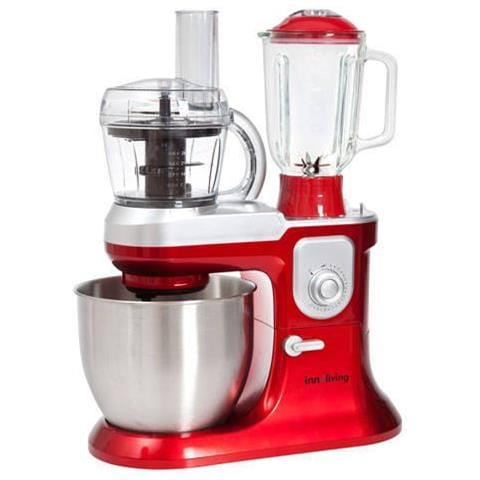Impastatrice con Frullatore e Tritatutto Potenza 1200 Watt Colore Rosso - Foto 6