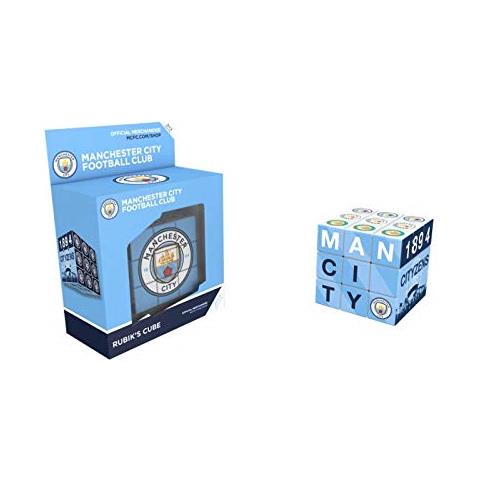 Paul Lamond 7236 Manchester City Football Club Cubo Di Rubik Blu - Foto 1