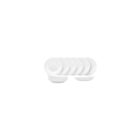 Set Piatti Prima In Vetro Opale, 18 Pezzi Bianco - Foto 11